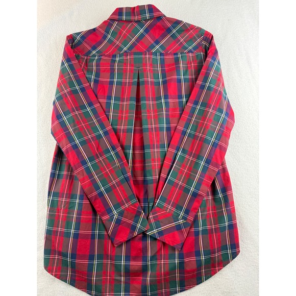 Vineyard Vines Womens Plaid Button Down Long Sleeve Relaxed Fit Shirt - Picture 10 of 10